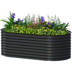 Galvanized Raised Garden Bed — 5′×2.5′, 2′ Deep