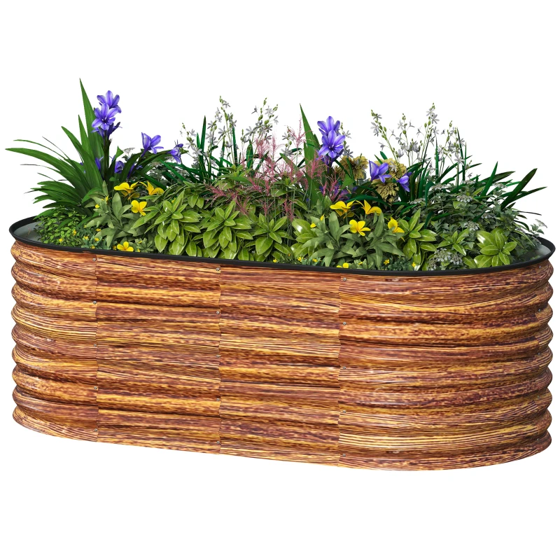 Galvanized Raised Garden Bed — 5′×2.5′, 2′ Deep