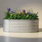 Galvanized Raised Garden Bed — 5′×2.5′, 2′ Deep
